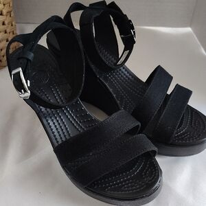 CROCS Black Women's Sandals